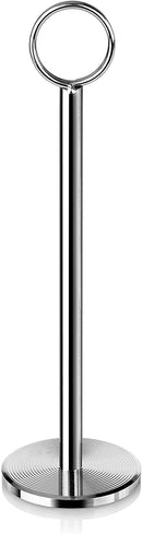 New Star Foodservice 23336 Ring-Clip Table Number Holder/Number Stand/Place Card Holder, 8-Inch, Set of 12