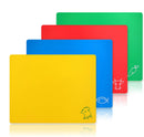 New Star Foodservice 28706 Flexible Cutting Board, 12-Inch by 15-Inch, Assorted Colors, Set of 4