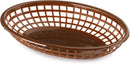 New Star Foodservice 44102 Fast Food Baskets, 9 1/4-Inch x 6-Inch Oval, Set of 12, Brown