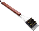New Star Foodservice 59007 Stainless Steel BBQ Tool Set with Solid Hard Wood Handles, Set of 4