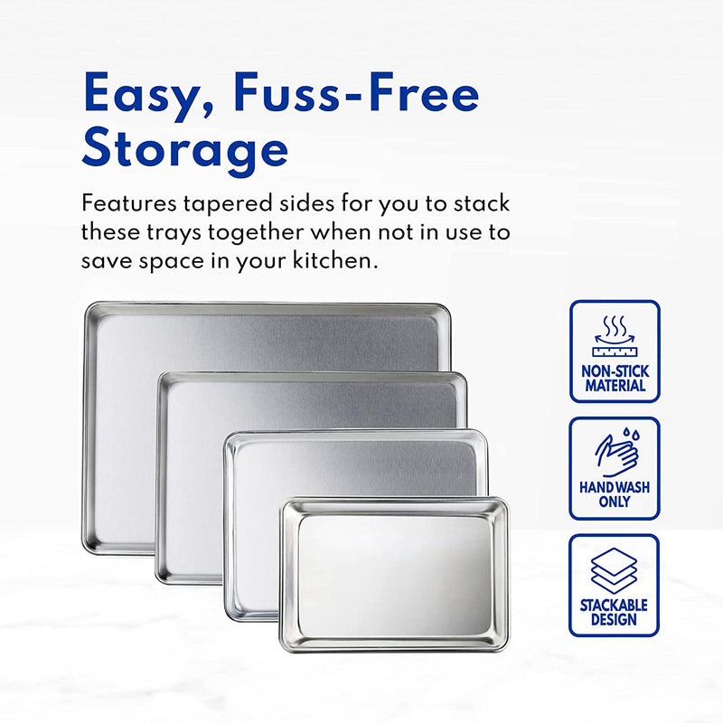 New Star Foodservice 36923 Commercial-Grade 18-Gauge Aluminum Sheet Pa