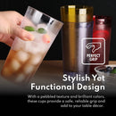 New Star Foodservice 46410 Tumbler Beverage Cup, Stackable Cups, Break-Resistant Commercial SAN Plastic, 16 oz, Red, Set of 72