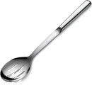 New Star Foodservice 52145 Hollow Handle Slotted Serving Spoon, 12", Silver