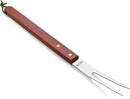 New Star Foodservice 59007 Stainless Steel BBQ Tool Set with Solid Hard Wood Handles, Set of 4