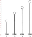 New Star Foodservice 23336 Ring-Clip Table Number Holder/Number Stand/Place Card Holder, 8-Inch, Set of 12