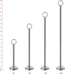 New Star Foodservice 23268 Ring Clip, Table Number Holder/Number Stand/Place Card Holder, 1 Piece, 15-Inch