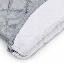 New Star Foodservice 32109 Interwoven Cloth/Silicone Oven Mitts, Up to 400F, 17-Inch, Set of 2