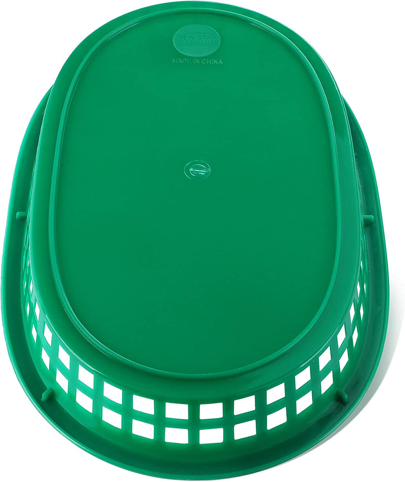 New Star Foodservice 44034 Fast Food Baskets, 10.5 x 7 Inch, Set of 36, Green