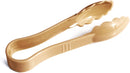 New Star Foodservice 35681 Utility Tong, High Heat Plastic, Scalloped, 6 inch, Set of 12, Beige