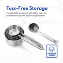 New Star Foodservice 42917 Stainless Steel 8-Piece Measuring Cups and Spoons Combo Set