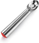 New Star Foodservice 35469 Commercial-Grade Ice Cream Dipper Scoop, Self Defrost, 1.5 oz, Size 24, Red