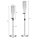 New Star Foodservice | Commercial Grade Hand Sanitizer Stands with Drip Tray