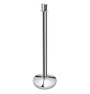 New Star Foodservice 54743 Tulip Top Stainless Steel Stanchions, Set of 2 Posts with 1 of 79.5-Inch Red Velvet Rope