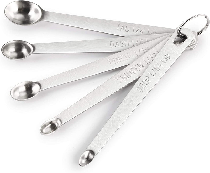 New Star Foodservice 42924 Stainless Steel Measuring Spoons Set, Mini
