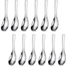 New Star Foodservice 1029062 Extra Heavy Duty Stainless Steel 18/10 Soup Spoons, Set of 12