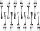 New Star Foodservice 58062 Slimline Pattern, 18/0 Stainless Steel, Salad Fork, 6.25-Inch, Set of 12