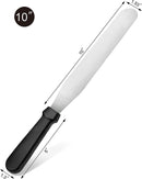 New Star Foodservice 38088 Straight Icing Spatula, 10-Inch Blade, 15-Inch Overall, Silver