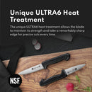 Top Cut By New Star Foodservice 1029222 Swedish Sandvik 14C28N Steel Paring Knife, 3.5"