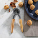 New Star Foodservice 28324 Heavy Duty Pecan and Nutcracker with Wood Handles