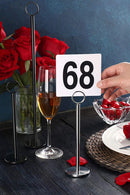 New Star Foodservice 23268 Ring Clip, Table Number Holder/Number Stand/Place Card Holder, 1 Piece, 15-Inch