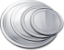 New Star Foodservice 50721 Restaurant-Grade Aluminum Pizza Pan, Baking Tray, Wide Rim