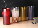 New Star Foodservice 46465 Tumbler Beverage Cup, Stackable Cups, Break-Resistant Commercial SAN Plastic, 20 oz, Clear, Set of 12
