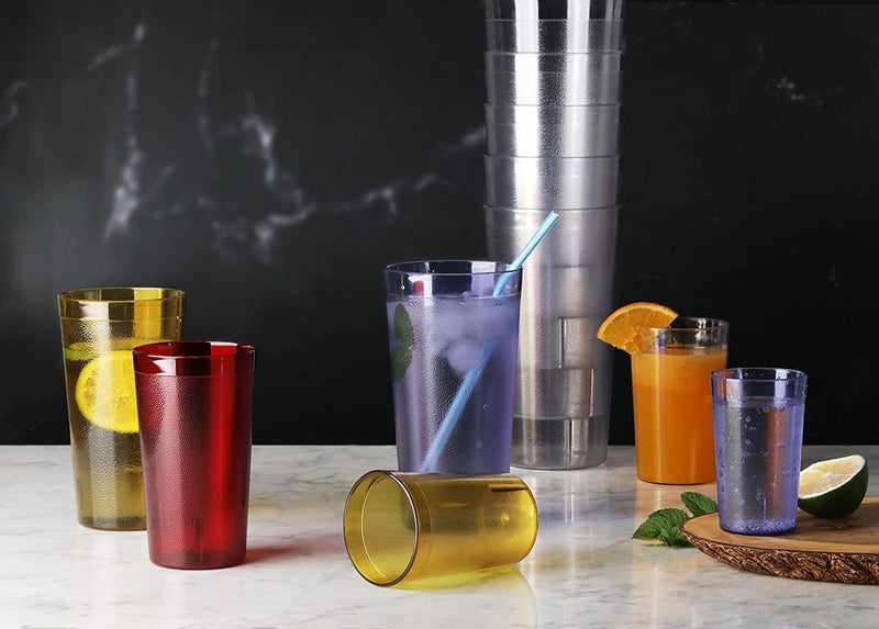 New Star Foodservice 46502 Tumbler Beverage Cup, Stackable Cups, Break