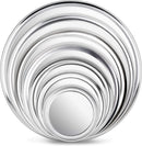 New Star Foodservice 50783 Pizza Pan/Tray, Wide Rim, Aluminum, 20 Inch