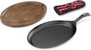New Star Foodservice | Cast Iron Fajita Set & Skillet Handle Cover