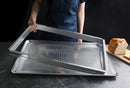New Star Foodservice 36770 Commercial-Grade 18-Gauge Aluminum Sheet Pan/Bun Pan, Perforated 18" L x 26" W x 1" H (Full Size) | Measure Oven (Recommended)