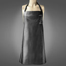 New Star Foodservice 32338 Vinyl Bib Apron with Leatherette Finish, Set of 2, Black