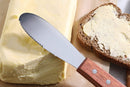 New Star Foodservice 43006 Wood Handle Butter Spreader, 7.5-Inch, Silver, Set of 4