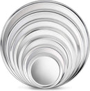 New Star Foodservice 50820 Restaurant-Grade Aluminum Pizza Pan, Baking Tray, Coupe Style, 14-Inch