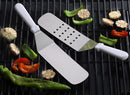 New Star Foodservice 36176 Plastic Handle Flexible Grill Turner/Spatula, Perforated, 14.5-Inch, White