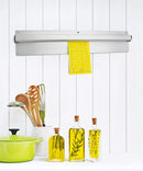 New Star 26924 Anodized Aluminum Slide Check Rack, 18-Inch, Silver