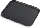 New Star Foodservice 25095 Restaurant Grade Non-Slip Tray, Plastic, Rubber Lined, Rectangular, 14-Inch x 18-Inch, Black