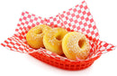 New Star Foodservice 44263 Red Check Food Basket Liners, 12 by 12-inch, Set of 36