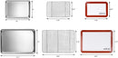 New Star Foodservice 1028751 Commercial-Grade Bun Pan/Baking Sheet, Baking Mat, Cooling Rack Combo, 1/4 and 1/2 Sizes Each