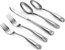 New Star Foodservice 58918 Shell Pattern, 18/0 Stainless Steel, 60 piece Flatware Set