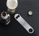 New Star Foodservice 48179 Stainless Steel Flat Bottle Opener, 7-Inch