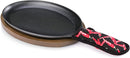 New Star Foodservice | Cast Iron Fajita Set & Skillet Handle Cover