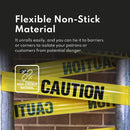 New Star Foodservice 1028799 Industrial Commercial Grade Non-Adhesive Yellow Caution Tape, CAUTION DO NOT ENTER, 3 Inch x 1000 Feet (Industrial Size)