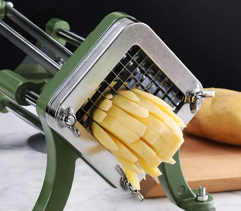 Manual French Fry Cutter Potato Chip Slicer Commercial Vegetable Slicer 3  Blades