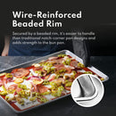 New Star Foodservice 38422 Commercial-Grade 18-Gauge Aluminum Sheet Pan/Bun Pan & Silicone Baking Mat Set, 9" L x 13" W x 1" H (Quarter Size)