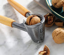 New Star Foodservice 28324 Heavy Duty Pecan and Nutcracker with Wood Handles