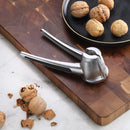 New Star Foodservice 27990 Die Cast Zinc Alloy Nutcracker Walnut Clamp Plier with Soft Rubber Grips, Silver