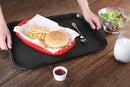 New Star Foodservice 24333 Fast Food Tray, 10.5 x 13.5, Black, Set of 12