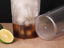 New Star Foodservice 46502 Tumbler Beverage Cup, Stackable Cups, Break-Resistant Commercial SAN Plastic, 32 oz, Clear, Set of 12