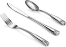 New Star Foodservice 58901 Shell Pattern, 18/0 Stainless Steel, 36 piece Flatware Set