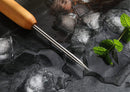 New Star Foodservice 48353 1 piece Ice Pick with Wood Handle, 7.5" Carbon Steel